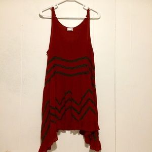 FREE PEOPLE  VOILE TRAPEZE SLIP DRESS